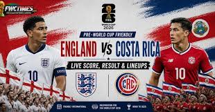 Inggris vs Kosta Rika